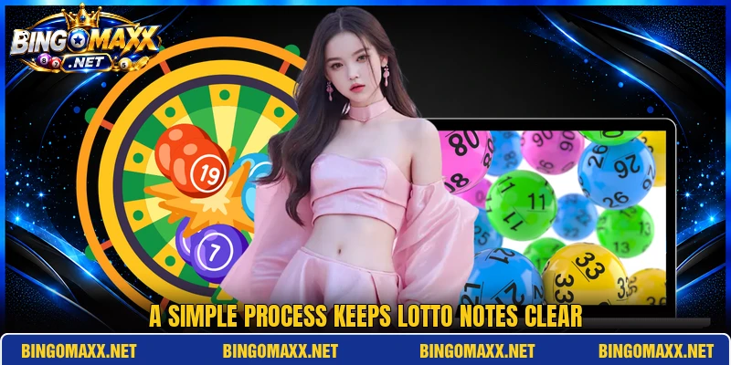 A simple process keeps lotto notes clear