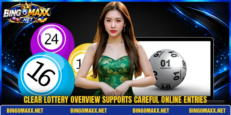 Clear lottery overview supports careful online entries Clear lottery overview supports careful online entries