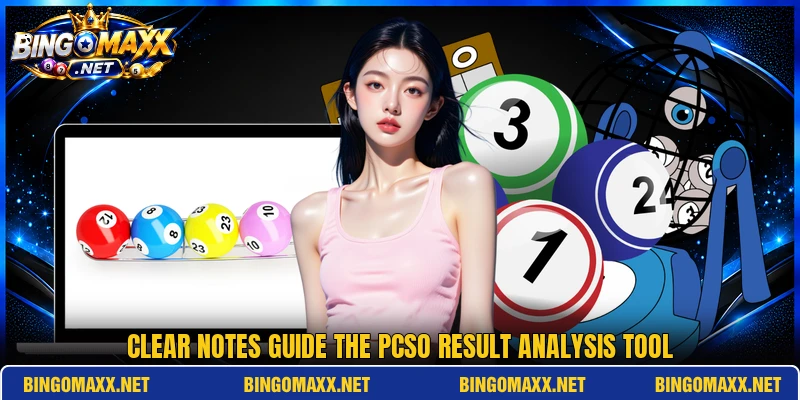 Clear notes guide the pcso result analysis tool