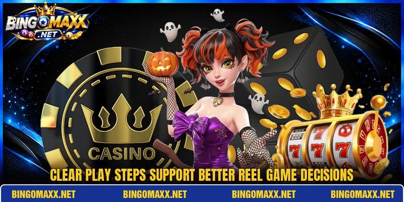 Clear play steps support better reel game decisions