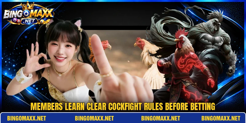 Members learn clear cockfight rules before betting Members learn clear cockfight rules before betting