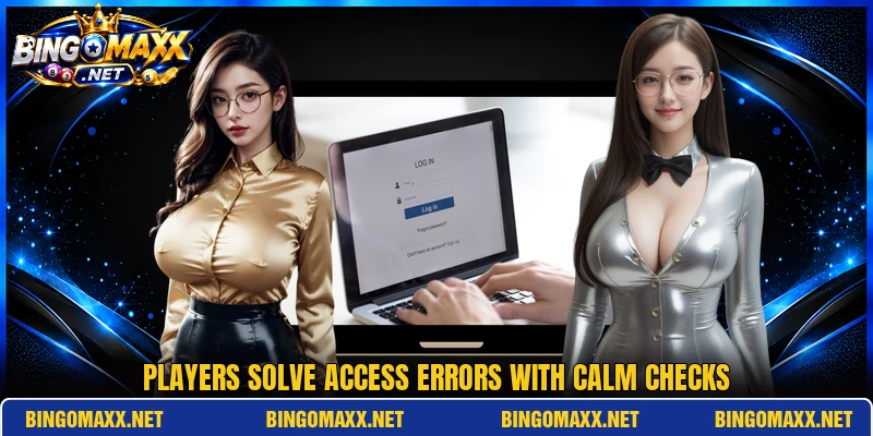 Players solve access errors with calm checks Players solve access errors with calm checks