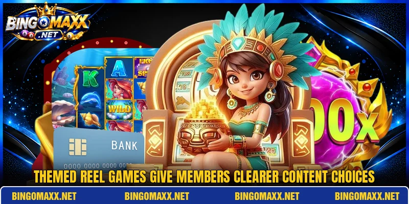 Themed reel games give members clearer content choices